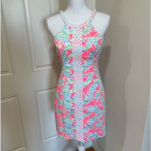Lilly Pulitzer Neon Lobster Shift